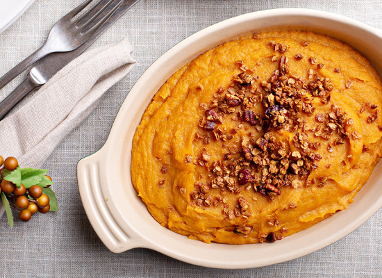 Eggnog Sweet Potato Bake