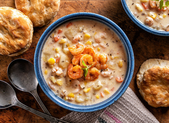 Festive Shrimp Cobbler